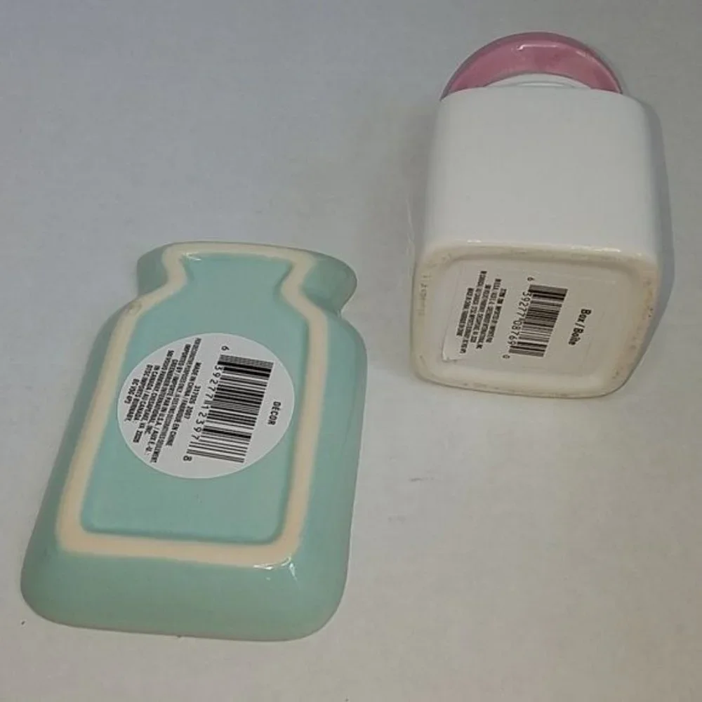 Decorative Jar Dish Soap Jewelry Love Yogurt NWT